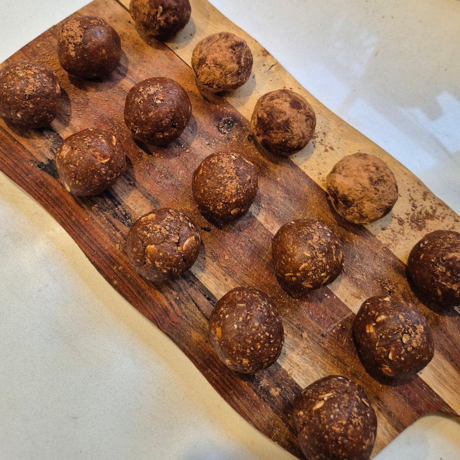 Coco Peanut Butter Oats Protein Balls | 7g+ protein per ball