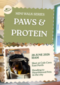 [28 June] Walk & Treat: Dog Walk • Puppuccino • Protein Snacks