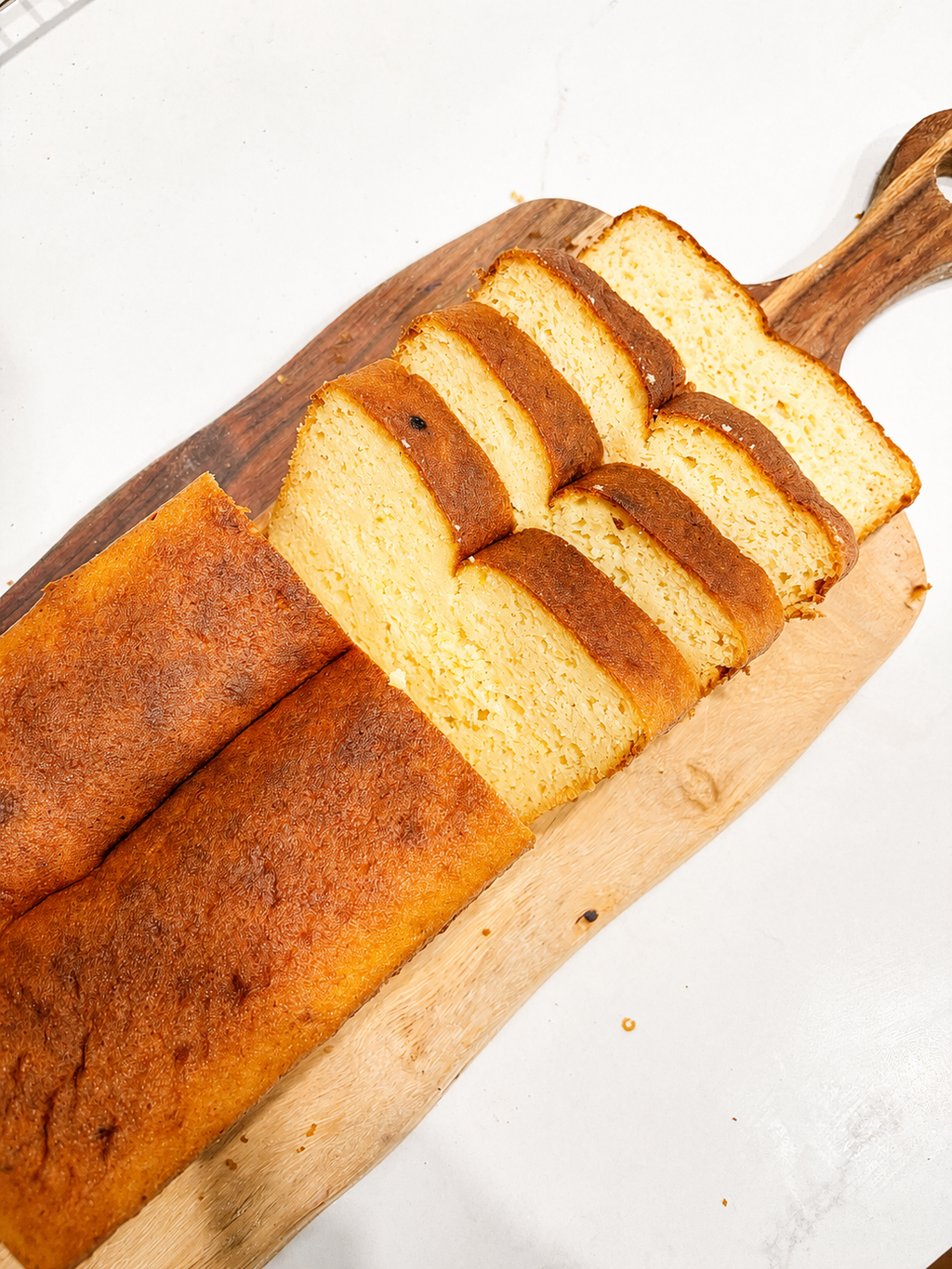 Protein lemon yogurt pound cake